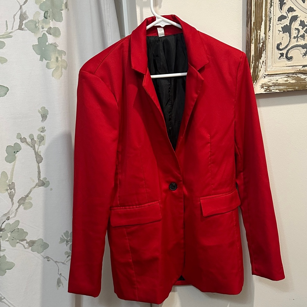 Stylish Red Blazer